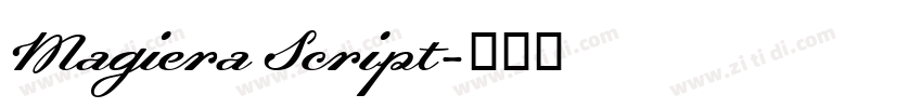 Magiera Script字体转换